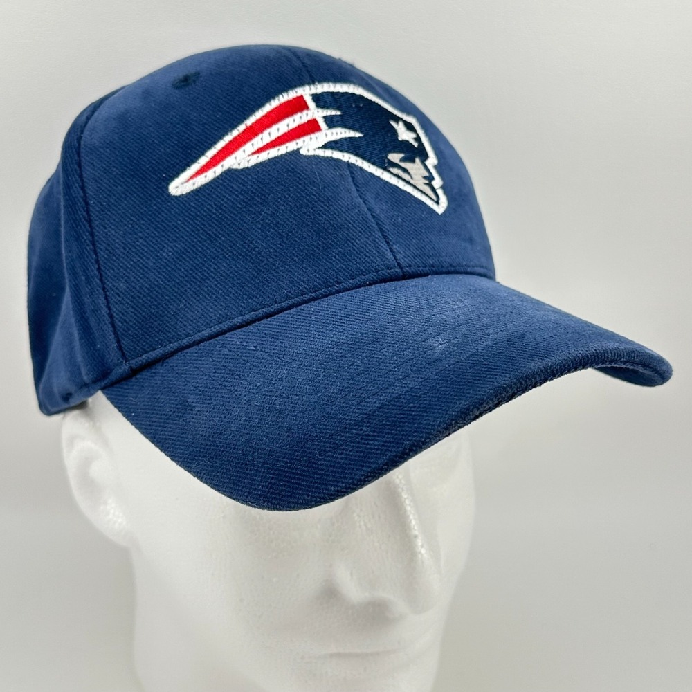 New England Patriots Baseball Hat Lightwear Light Up Blinking Logo NFL Cap Blue